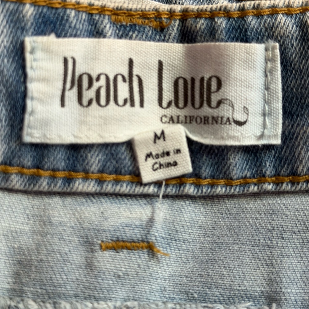Peach Love California Denim Tennis skirt❤️ NWT - Picture 5 of 10